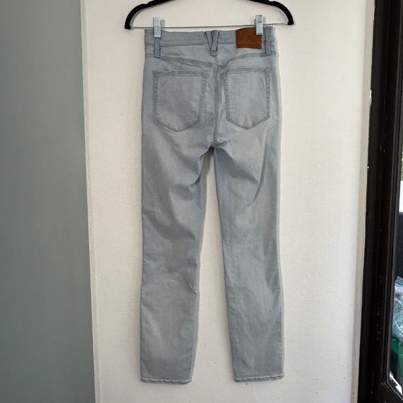 J.Crew Point Sur Hightower Straight Jeans High Rise Light Wash Stretch Size 25 - Picture 6 of 9